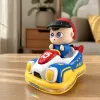 Colorful toy cars with cartoon character sets, children's educational early education car models details Picture